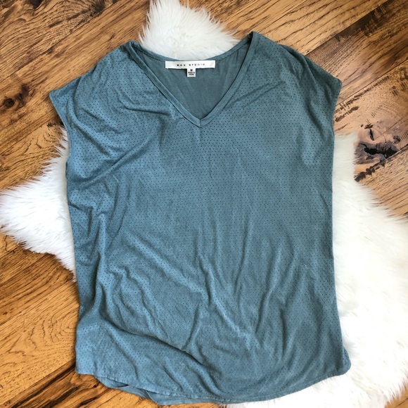 Max Studio Suede Like Shirt M - Picture 2 of 5